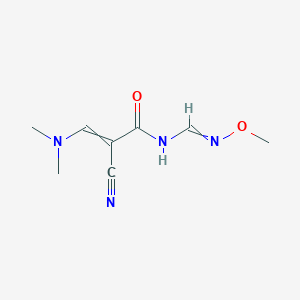 2-Cyano-3-(dimethylamino)-N-[(methoxyimino)methyl]prop-2-enamide