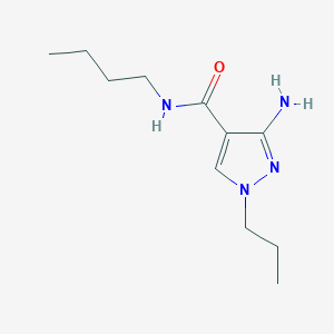 3-Amino-N-butyl-1-propyl-1H-pyrazole-4-carboxamide