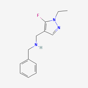 N-benzyl-1-(1-ethyl-5-fluoro-1H-pyrazol-4-yl)methanamine