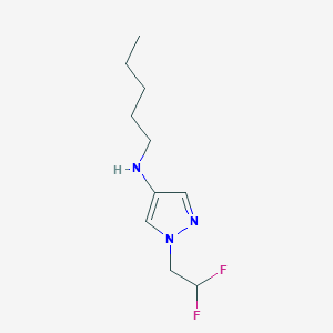 1-(2,2-difluoroethyl)-N-pentyl-1H-pyrazol-4-amine