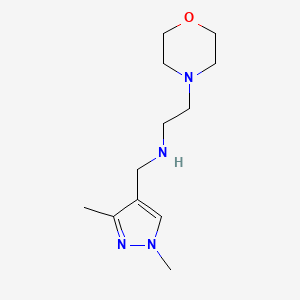 [(1,3-dimethyl-1H-pyrazol-4-yl)methyl][2-(morpholin-4-yl)ethyl]amine