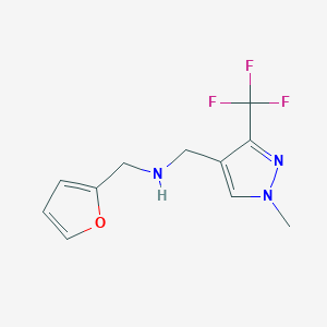 [(furan-2-yl)methyl]({[1-methyl-3-(trifluoromethyl)-1H-pyrazol-4-yl]methyl})amine