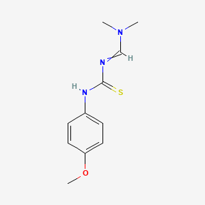 3-[(Dimethylamino)methylidene]-1-(4-methoxyphenyl)thiourea