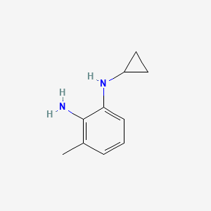 molecular formula C10H14N2 B11741576 N1-cyclopropyl-3-methylbenzene-1,2-diamine 