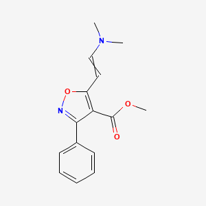 Methyl 5-[2-(dimethylamino)ethenyl]-3-phenyl-1,2-oxazole-4-carboxylate