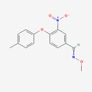 Methoxy({[4-(4-methylphenoxy)-3-nitrophenyl]methylidene})amine