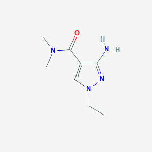 3-Amino-1-ethyl-N,N-dimethyl-1H-pyrazole-4-carboxamide