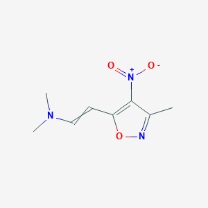 Dimethyl[2-(3-methyl-4-nitro-1,2-oxazol-5-yl)ethenyl]amine