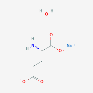 molecular formula C5H9NNaO5- B11741705 sodium (2S)-2-aminopentanedioate hydrate 