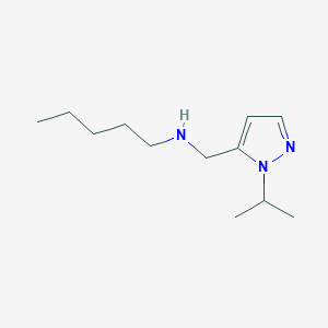 pentyl({[1-(propan-2-yl)-1H-pyrazol-5-yl]methyl})amine