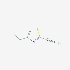 4-Ethyl-2-ethynyl-1,3-thiazole