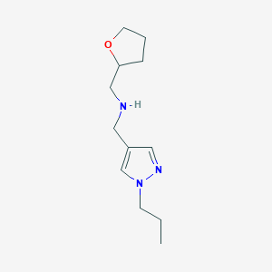 [(oxolan-2-yl)methyl][(1-propyl-1H-pyrazol-4-yl)methyl]amine