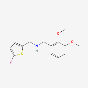 [(2,3-Dimethoxyphenyl)methyl][(5-fluorothiophen-2-yl)methyl]amine