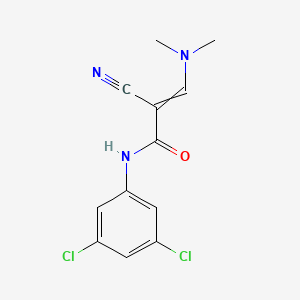 2-cyano-N-(3,5-dichlorophenyl)-3-(dimethylamino)prop-2-enamide