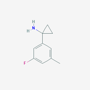 1-(3-Fluoro-5-methylphenyl)cyclopropanamine