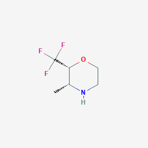 molecular formula C6H10F3NO B11741906 (2R,3R)-3-methyl-2-(trifluoromethyl)morpholine 