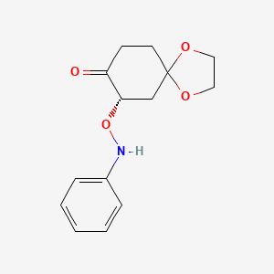 (S)-7-[(Phenylamino)oxy]-1,4-dioxaspiro[4.5]decan-8-one