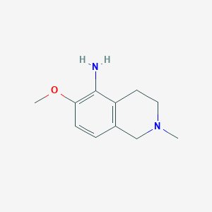 6-Methoxy-2-methyl-3,4-dihydro-1H-isoquinolin-5-amine