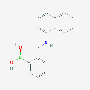 (2-{[(Naphthalen-1-yl)amino]methyl}phenyl)boronic acid