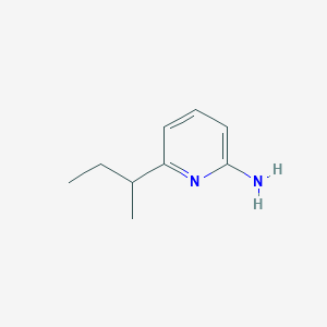 molecular formula C9H14N2 B11741981 6-(Sec-butyl)pyridin-2-amine 