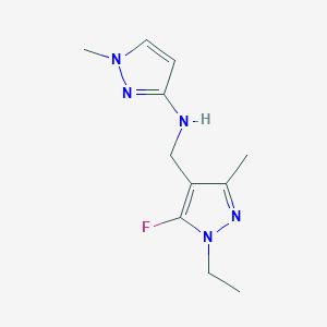 N-[(1-ethyl-5-fluoro-3-methyl-1H-pyrazol-4-yl)methyl]-1-methyl-1H-pyrazol-3-amine