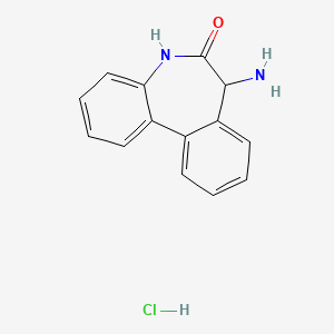 7-amino-5,7-dihydrobenzo[d][1]benzazepin-6-one;hydrochloride