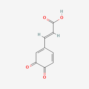molecular formula C9H18N2O3 B1174210 Caffeoquinone CAS No. 15416-77-0