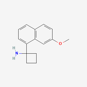 1-(7-Methoxy-1-naphthyl)cyclobutanamine