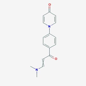 1-{4-[3-(Dimethylamino)prop-2-enoyl]phenyl}-1,4-dihydropyridin-4-one