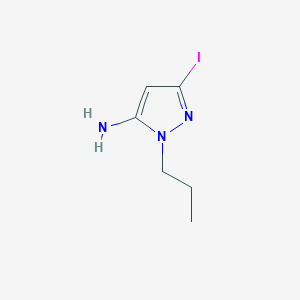 3-iodo-1-propyl-1H-pyrazol-5-amine