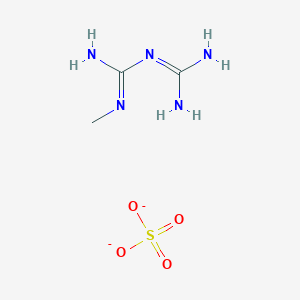 1-Carbamimidamido-N-methylmethanimidamide sulfate