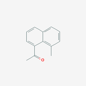 molecular formula C13H12O B11742179 1-(8-Methylnaphthalen-1-yl)ethan-1-one CAS No. 67757-66-8