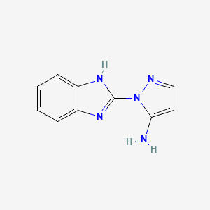 1-(1H-1,3-benzodiazol-2-yl)-1H-pyrazol-5-amine