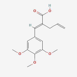 molecular formula C15H18O5 B1174222 2-(3,4,5-Trimethoxybenzylidene)-4-pentenoic acid 