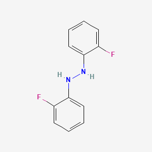 molecular formula C12H10F2N2 B11742282 1,2-Bis(2-fluorophenyl)hydrazine CAS No. 454-21-7