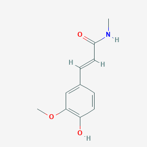 2-Propenamide, 3-(4-hydroxy-3-methoxyphenyl)-N-methyl-, (E)-