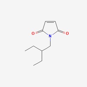 molecular formula C10H15NO2 B11742315 1-(2-Ethylbutyl)-1H-pyrrole-2,5-dione CAS No. 48133-83-1