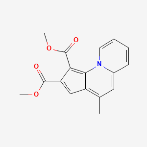 molecular formula C17H15NO4 B1174237 Dimethyl 4-methylcyclopenta[c]quinolizine-1,2-dicarboxylate 