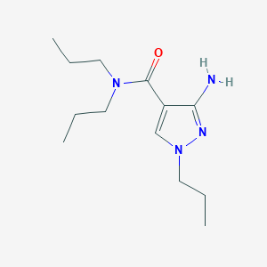 3-Amino-N,n,1-tripropyl-1H-pyrazole-4-carboxamide