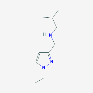 [(1-ethyl-1H-pyrazol-3-yl)methyl](2-methylpropyl)amine