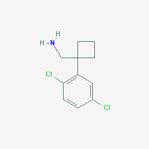 1-(2,5-Dichlorophenyl)cyclobutanemethanamine