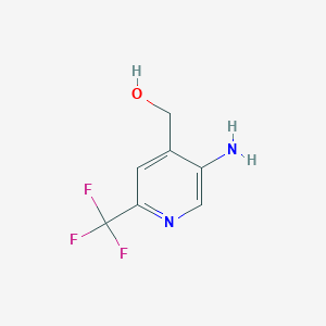 (5-Amino-2-trifluoromethyl-pyridin-4-YL)-methanol