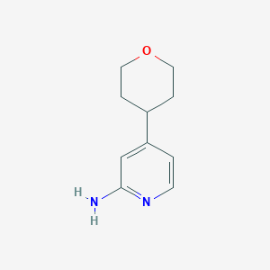 4-(Oxan-4-yl)pyridin-2-amine