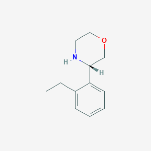 (3S)-3-(2-ethylphenyl)morpholine