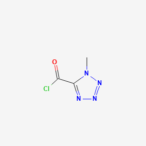 1-methyl-1H-1,2,3,4-tetrazole-5-carbonyl chloride