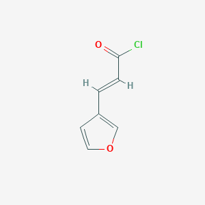 molecular formula C7H5ClO2 B11742673 trans-3-(3-Furyl)acryloyl chloride 