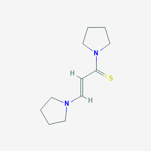 molecular formula C11H18N2S B1174268 1,3-Di(pyrrolidin-1-yl)prop-2-ene-1-thione CAS No. 15182-52-2