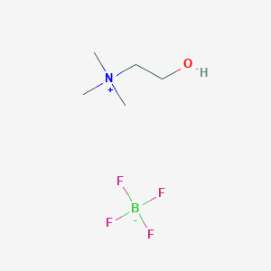 molecular formula C5H14BF4NO B11742681 Choline tetrafluoroborate 