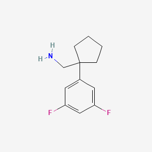 1-(3,5-Difluorophenyl)cyclopentanemethanamine