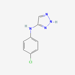 N-(4-chlorophenyl)-1H-1,2,3-triazol-5-amine